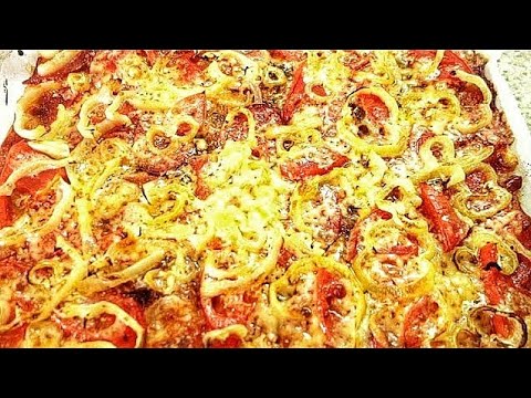Видео рецепт Пицца на слоеном тесте