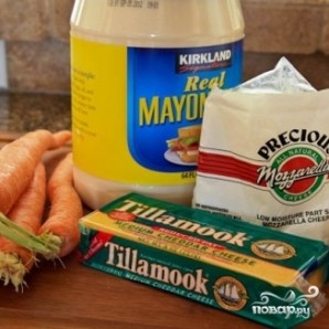 Гренки с сыром и морковью - фото шаг 1