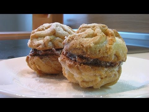 Видео рецепт Пирожное с варёной сгущёнкой