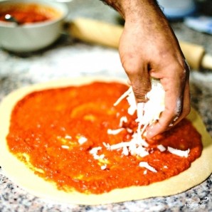 Итальянская пицца "Маргарита" - фото шаг 7