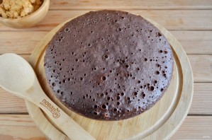 Шоколадный торт с орехами - фото шаг 9